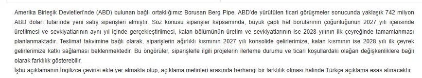 AlgoTraderX_TR's tweet photo. 742 milyon dolar.(34,06 milyar TL) ABD'den, tek siparişte.
Toplam varlığının en az %38 i büyüklüğünde!🤩
Şirket temeli kapı gibi sağlam✅
Trene erkenden bilet kapmak isteyen?  
Bu haberi size vakti gelince hatırlatacağım, kaydedin. https://t.co/f5TKY9r8sn