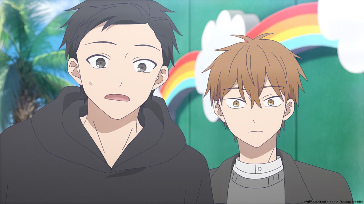 korinojoheki_pr's tweet photo. 🔷🧊🤍……❄️……🤍🧊🔷
TVアニメ #氷の城壁 
あらすじ＆場面写真公開✨

第10話「春」
https://t.co/3gVrHiaVoF
春休み、4人は「ウッぴーゴールドパーク」へ
遊びに来ていた…

❄️6月4日から毎週木曜よる11時56分～
TBS系28局にて全国同時放送 https://t.co/O56UXTVZTe