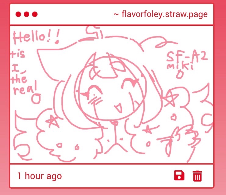 infinitely_gray's tweet photo. REAL SF-A2 MIKI LEAVING ME A DRAWING IN MY STRAWOAGE?? I CANT BELIEVE IT..your art is so cute miki i love this.. so joyous awww🥹🥹🥹🩷🩷 https://t.co/vLTuc8leMv