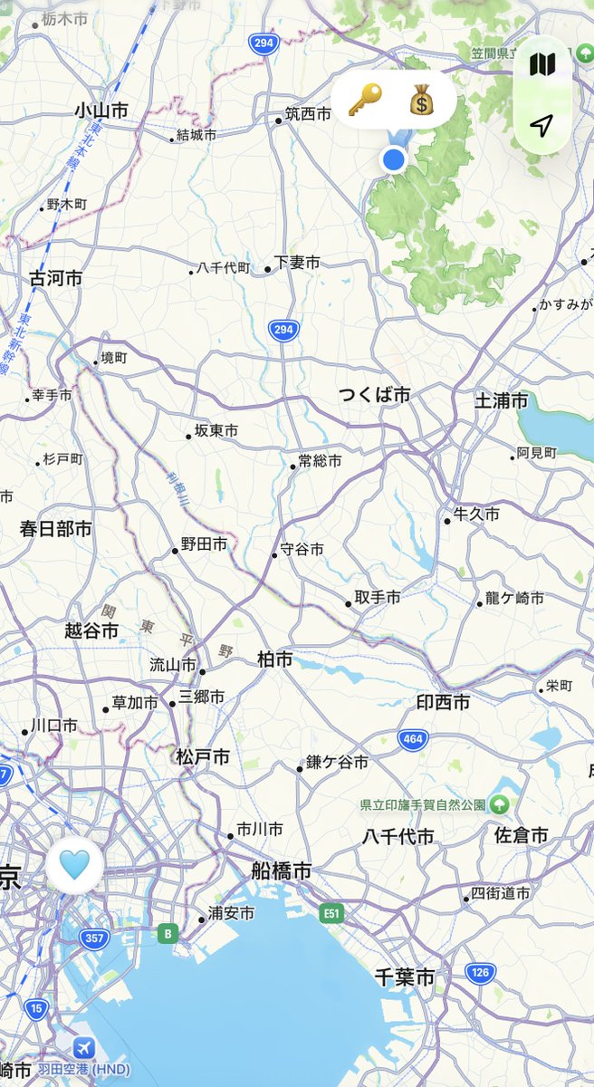 SaigaKenro's tweet photo. エアタグのおかげで、遠く離れた秋葉原に駐輪してきた自転車が盗まれていないか、茨城県から確認できます。
盗難防止にはなってないけど安心感がある。
鍵や財布を落としてないことも一目で把握できて良いです。
#AirTag https://t.co/3hfiIXX9RZ