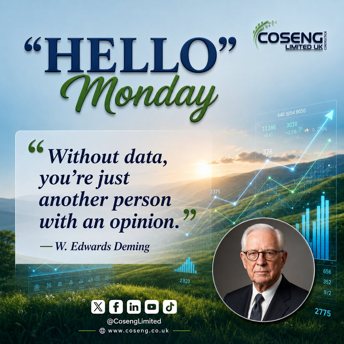 CosengLimited's tweet photo. Monday Motivation! 🌟

This Monday, commit to being more than just “another person with an opinion.” Be the one who brings clarity, precision, and excellence to the table.

Let’s make June a month of informed decisions and remarkable growth! 💪 https://t.co/nolHSWrRiq