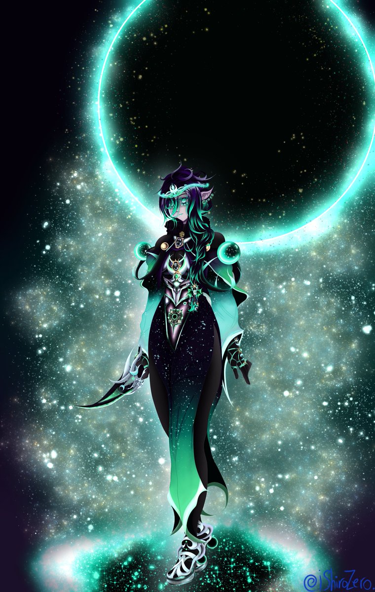 iShiroZero's tweet photo. ✏️New OC Unlocked✏️
🌖🌒🌑Lilith Aurora🌑🌘🌔
🕳️The Maiden of The Eclipsed Moon🕳️
☄️Fourth Herald of The Council☄️
#digitalart #digitaldrawing #owncharacter #owncharacterdesign #digitalartist https://t.co/xNLVdL34jQ