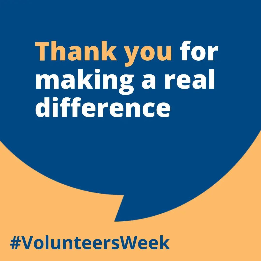 CitAdviceSW's tweet photo. Thank you to all Volunteers!!!

We help millions of people every year.

This #VolunteersWeek we’re celebrating the volunteers who help us be the people’s champion 💙 
Thanks for giving up your time, skills and experiences to shape a society where people face far fewer problems. https://t.co/BEdqwGIcfh