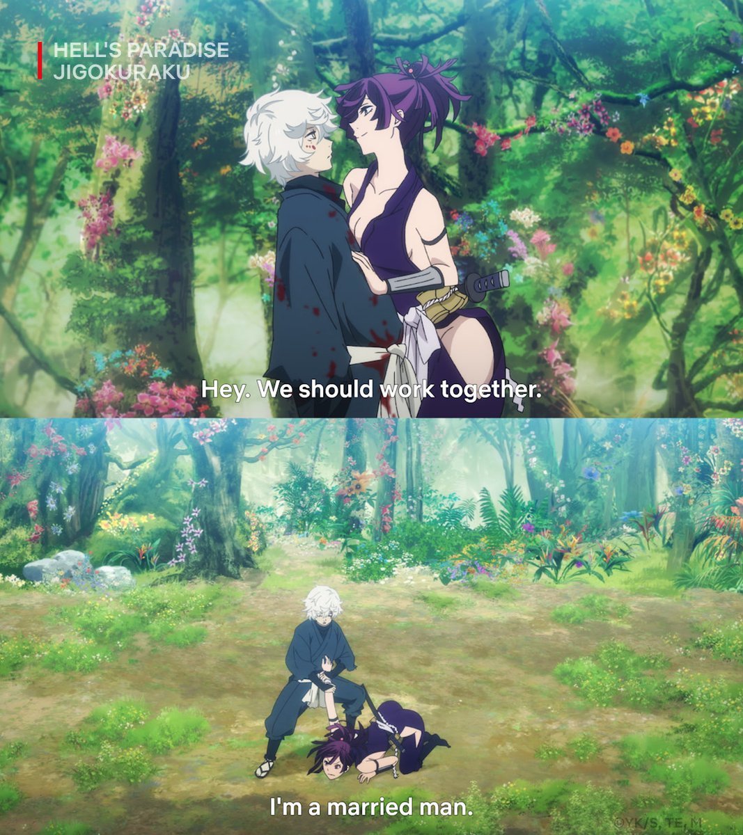NetflixAnime's tweet photo. Gabimaru did not fold. https://t.co/NRAHlx8do1