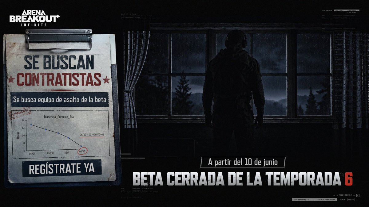 ABInfiniteES's tweet photo. ¡La beta cerrada de la Temporada 6 ya está reclutando!

Operadores, hay nuevo contenido y cambios esperando ser descubiertos. Haz zoom y mantente alerta — puede que encuentres pistas sobre lo que se viene.

Regístrate ahora para conseguir acceso anticipado: https://t.co/SoJXIaqq0y

Pronto revelaremos más detalles en nuestro próximo video. ¡Mantente atento!