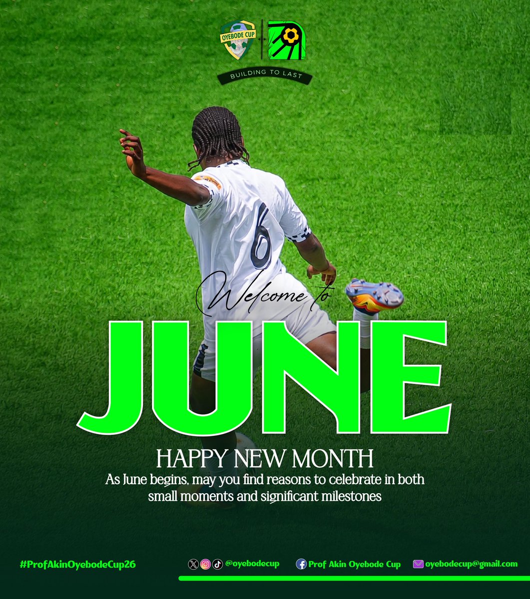 OyebodeCup's tweet photo. Happy New Month everyone!
#PAOC26
#BuildingtoLast https://t.co/4FiTPiRvBW