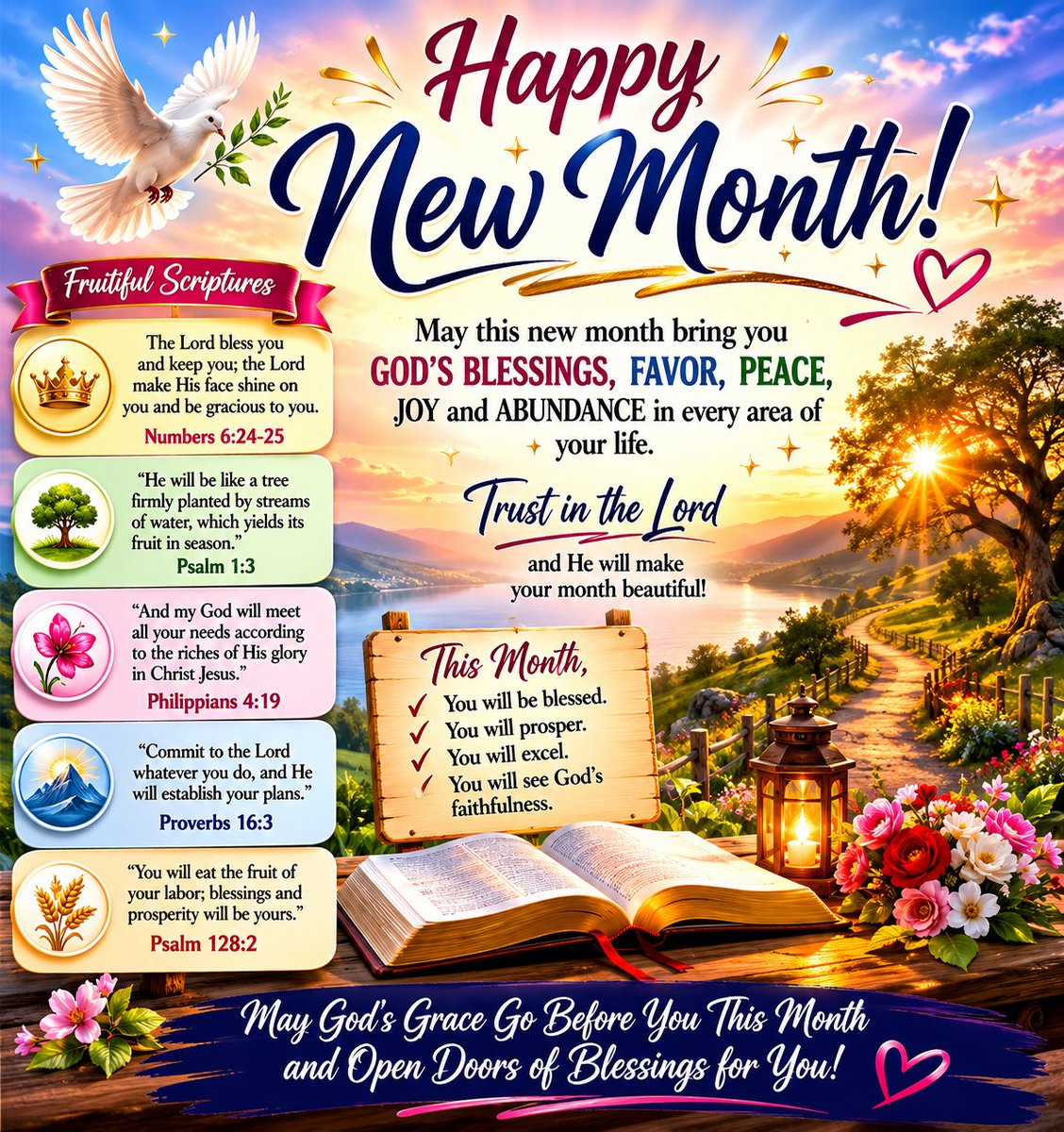 AIIForJesus's tweet photo. Be ready for God's blessings and fruitfulness this month... 🙏🏾 https://t.co/fx9t0qnEKJ