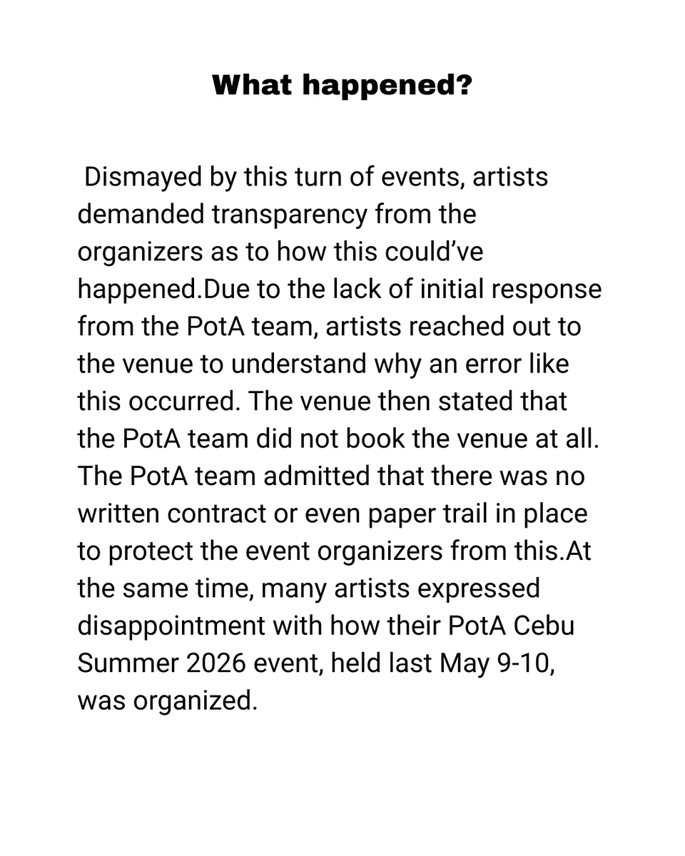 statement4pota's tweet photo. A statement from ArtPH on Patrons of the Arts. Don't let them get away with artists' money.

https://t.co/EgsibY6FHs https://t.co/v9hdx9CRXz
