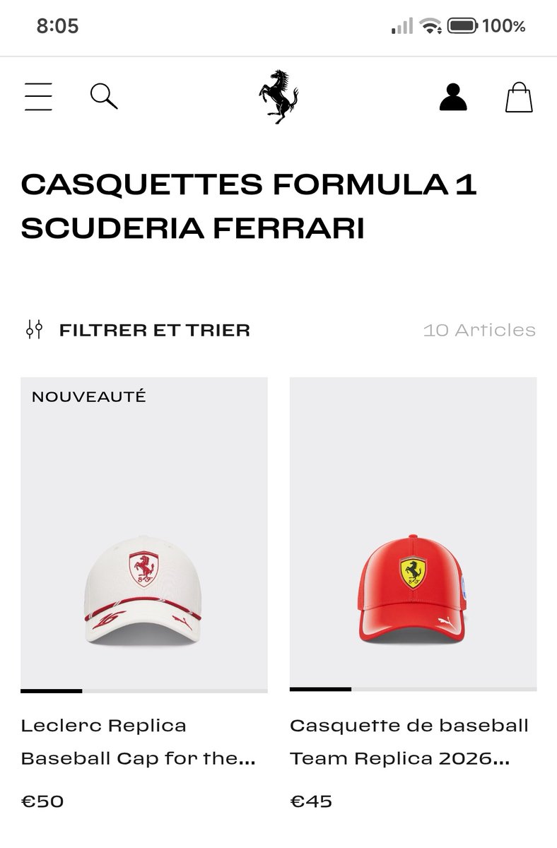 Ferrari16red33's tweet photo. La casquette spéciale de Charles Leclerc pour le Grand Prix de Monaco est désormais disponible en ligne sur la boutique Ferrari.
---
Charles Leclerc's special cap for the Monaco Grand Prix is now available online at the Ferrari store.
🇲🇨🇲🇨🇲🇨🇲🇨🇲🇨 https://t.co/4fjw3itfoI
