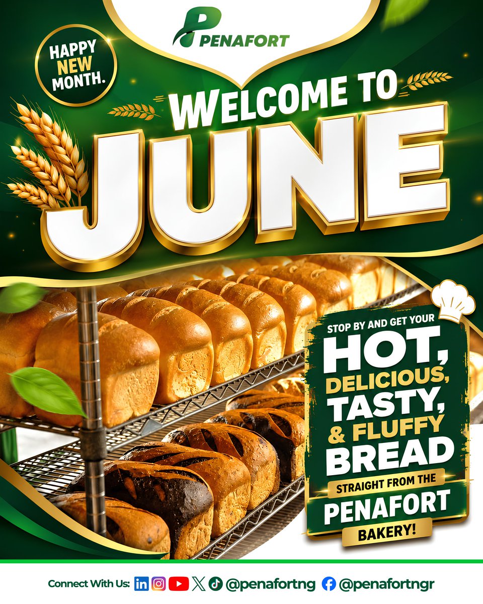 penafortng's tweet photo. 🎉 June Is Here! Happy New Month!

Hello, PENAFORT Family!

A new month means new opportunities to save more and get more value every day. Visit Penafort this June and enjoy quality products, reliable service, and unbeatable value. Shop More. Fuel More. Save More. https://t.co/iWGq8g52wB