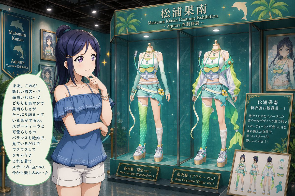 果南ちゃんの反応 Aqours 松浦果南 (CV: 諏訪ななか @suwananaka