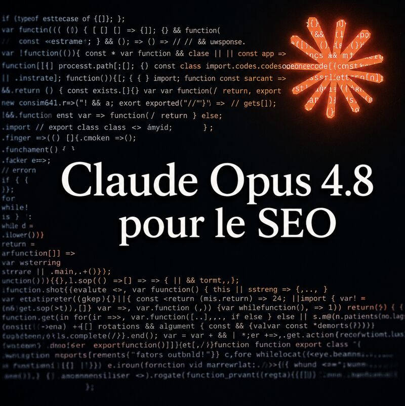 VengeonsP's tweet photo. Opus 4.8 vient de sortir. Le meilleur modèle de Claude.

Si vous voulez faire du bon SEO avec, suivez ces étapes :

Long contexte, raisonnement multi-étapes solide, excellent usage des outils. Il peut faire tourner de vrais workflows SEO de bout en bout, pas juste sortir des conseils génériques.

Seul souci :
La plupart des gens essaient de faire TOUT leur SEO dans une seule conv Opus géante.

Voilà ce qui se passe généralement :

→ Ils entassent stratégie, mots-clés, concurrents et rédaction dans une seule conversation
→ Le contexte devient une bouillie et le modèle perd le fil
→ La sortie redérive vers des best-practices génériques, pas leurs vraies données
→ Ils obtiennent des articles qui se lisent bien mais ne rankent sur rien
→ Résultat : le modèle SEO le plus puissant du marché, gâché

Ce n'est PAS comme ça qu'on utilise Opus 4.8 pour le SEO.

La solution : découper le travail en deux phases et utiliser le bon outil pour chacune.

Phase 1 : Stratégie (visuel, one-off) dans une UI dédiée

Tu explores de la donnée et tu prends des décisions, donc tu veux que ce soit posé visuellement. 

Lance trois plays dans l'app :

→ Recherche de mots-clés, classés par volume x difficulté x potentiel business
→ Analyse concurrentielle, la photo complète en un seul aperçu
→ Une roadmap par phases : quick wins, moyen terme, long terme

À la fin tu as une liste de mots-clés priorisée, une vision concurrentielle claire, et un calendrier de contenu.

Phase 2 : Production de contenu (scalé, récurrent) avec Opus 4.8 + MCP

C'est ça le déclic. Opus 4.8 c'est le cerveau : raisonnement, structure, écriture on-brand.

Le MCP c'est la couche de données live : SERPs, données mots-clés, ta GSC, le contexte de ton site. Ensemble, Opus écrit, mais chaque décision est ancrée dans de la vraie donnée au lieu de best-practices hallucinées.

Ta boucle hebdo devient :

→ Tu ouvres une nouvelle conv Opus 4.8
→ "Écris l'article de cette semaine ciblant [mot-clé de ma roadmap]"
→ Opus tire la donnée live via le MCP, construit le brief, écrit, optimise
→ Tu relis, tu ajustes la voix, tu publies

La règle du pouce :

Tu réfléchis, tu décides, tu explores ? L'UI. Visuel, one-off, stratégique.

Tu produis, tu répètes, tu scales ? Opus 4.8 + MCP. Rapide, ancré, constant.

La stratégie c'est un tableau blanc. La production c'est une ligne d'usine.

Ce que c'est : le système exact en deux phases pour faire du SEO avec Opus 4.8 (avec le system prompt complet du moteur de contenu).

Ce que c'est PAS : un énième avis tranché sur "le meilleur modèle IA pour le SEO".

----

Tu veux le setup complet avec le system prompt ?

1. Follow moi
2. Commente "OPUS"
3. Reposte ça