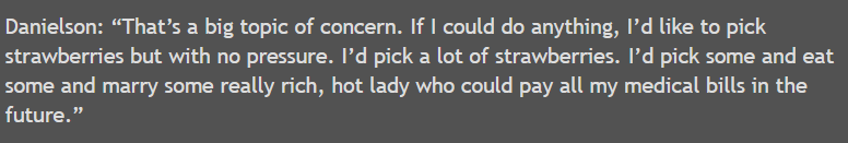TrevorDame's tweet photo. From a 2007 interview, Bryan Danielson when asked about future plans: https://t.co/YVbyIsNQaW