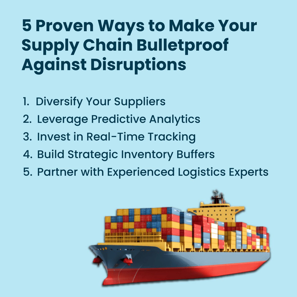 transysglobal's tweet photo. Supply chain disruptions are no longer occasional challenges—they're part of the new normal.

At Transys Global Forwarding (TGF), we help businesses stay resilient with industry expertise, technology-driven solutions, and proactive logistics strategies. https://t.co/inHZQs34VK