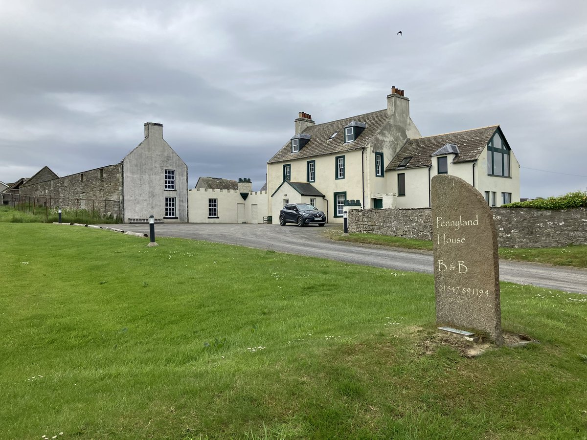CasegFraith's tweet photo. We had half an hour in Thurso after filling up with petrol and doing some shopping in @Tesco, before getting the ferry from Gills Bay to St Margaret’s Hope on Orkney

Found Pennyland House, where Sir William Alexander Smith (the Founder of @theboysbrigade was born) https://t.co/xUEWXG1OHy