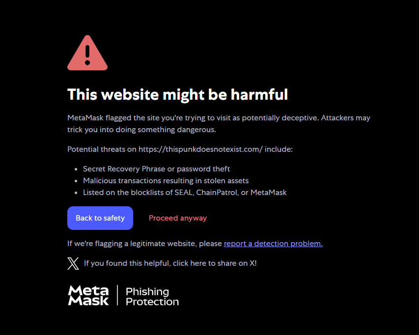 ErrToCompile's tweet photo. @gami_vc @thispunkdne careful, the amount of pixels on the sceen is gonna get you DMCA'd 🤣. Did they seriously DMCA the original site? https://t.co/Q3pEFJsO3M