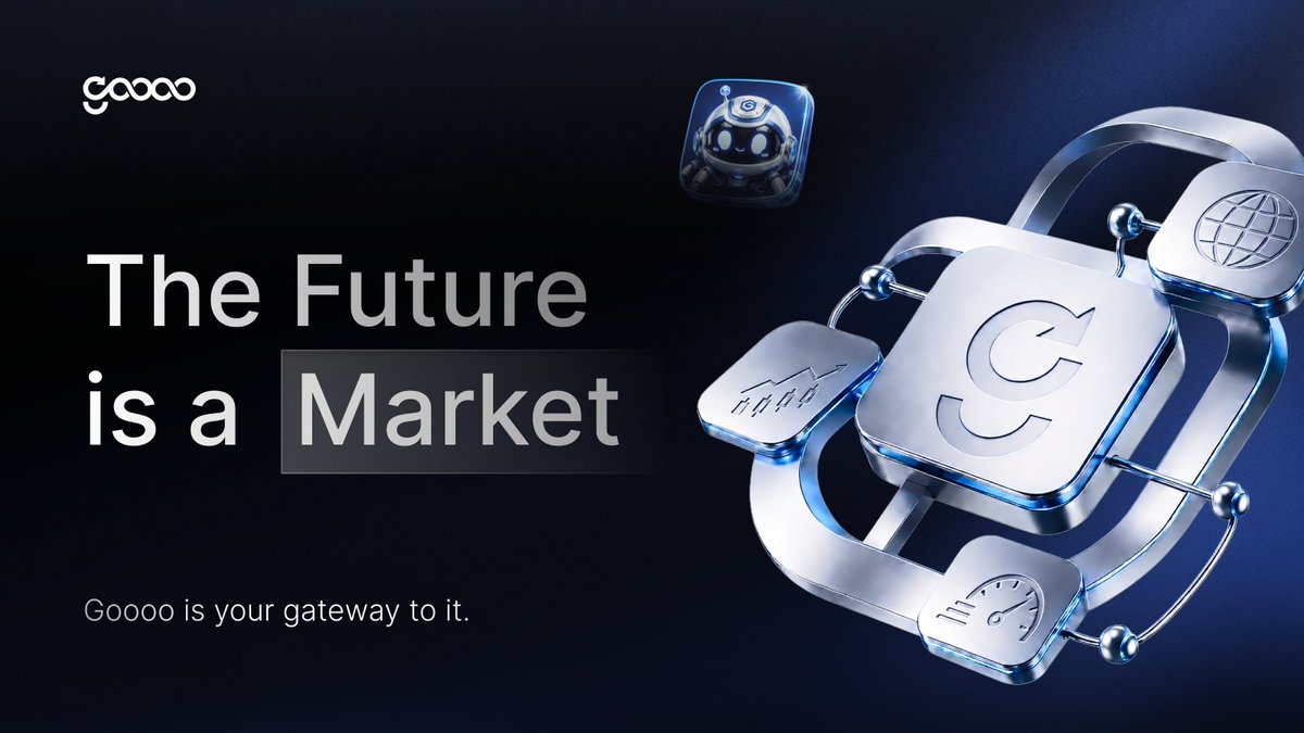 Goooo_io's tweet photo. 👉Prediction markets are transforming future events into tradable opportunities. From AI breakthroughs and crypto trends to politics and sports. 

🔍Goooo helps users discover, compare, and navigate prediction markets through one unified experience. 🕸️ https://t.co/ykiLmRPNCI