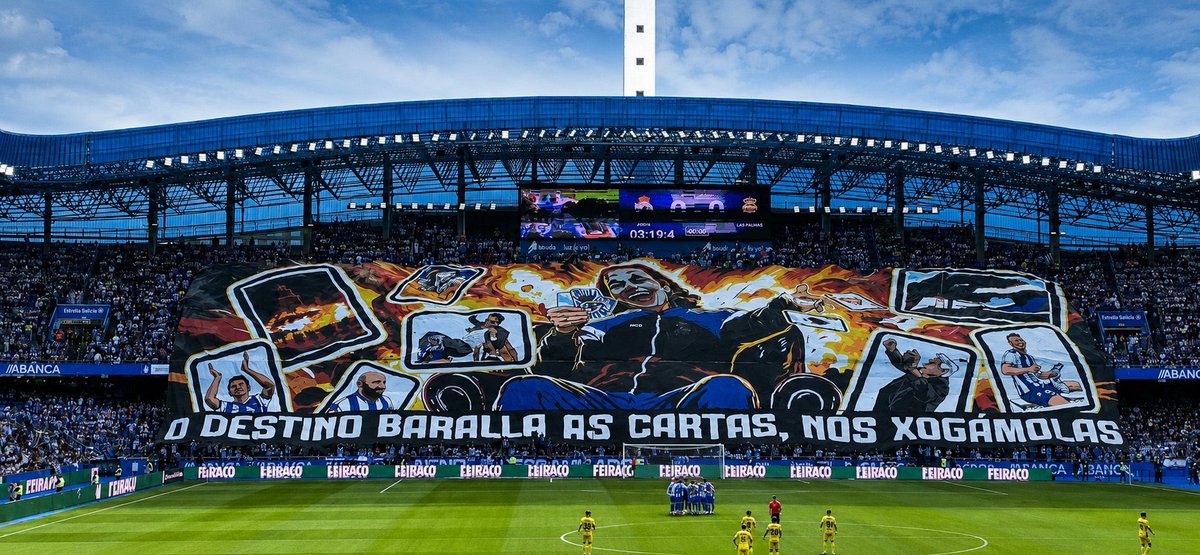 13Hector12's tweet photo. Esta gente, MATAOS RCD, se han currado el que es, para mí, el mejor tifo de la historia del grupo. No solo por dimensiones si no por calidad. Solo los que estuvimos en su lugar sabemos lo que hay que trabajar para hacer cosas así. Honor a todos y cada uno de ellos y ellas. https://t.co/7VMIfM3jhM
