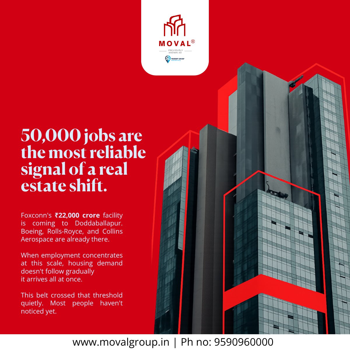 MovalGroup_'s tweet photo. Bidadi isn't a new bet. It's been home to Toyota, Bosch &amp; Britannia for years.
Now with the Harohalli corridor incoming, the numbers are only getting stronger.
A new name - Moval, formerly Vaibhav Group. The same conviction in this land. 📍 https://t.co/xI89GxKMMI