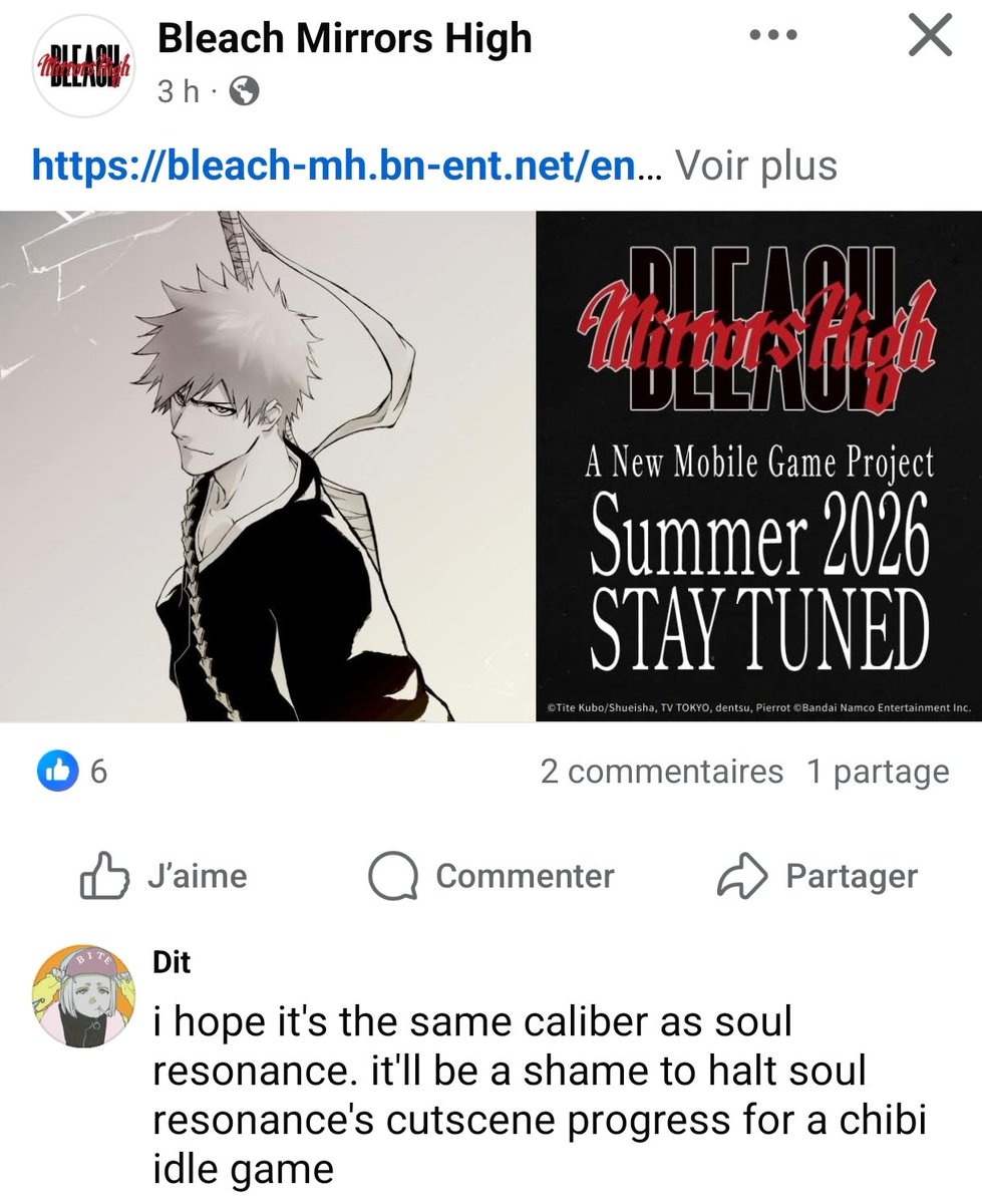 Kaku Bleach Soul Resonance🍉 tweet media