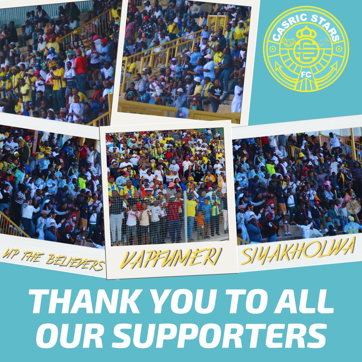therealnativefc's tweet photo. The season ends, but the journey continues. ⭐

Thank you to the entire Casric Stars family for your incredible support throughout the campaign.

See you next season. 💛🩵 https://t.co/PYyrHCM3uL