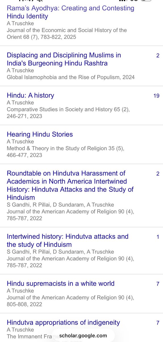 maa_bhaishiiH's tweet photo. University “scholars” of history have found a clean hack to perpetually produce papers and increase their credentials and fame. Keep posting some lies on any controversial topic in Indian history. 

Hindus will outrage and do lafda on social media. Take screenshots and write sob stories based on their impulsive responses to journals like “Global Islamophobia”, “Current History”, “Religion News Service”, “Canopy Forum” etc… 

Increase your scholarly indices, get called for conferences (which are basically paid trips), get fame both inside and outside academia, and also your victimhood credentials.

Audrey Turkshi paved the way. This guy will follow suit now.