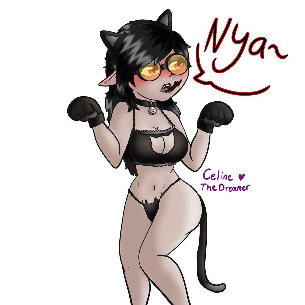 CelineDreamer's tweet photo. yet another punishment art for @SecretNinjaVT that @TrelarysVtuber  got roped into this time lmao

ngl, needed more fem!Tre anyway. iirc her name was Trelayna? im sure tre can correct me if im wrong hahaha
45s https://t.co/0dr7hiNjxT