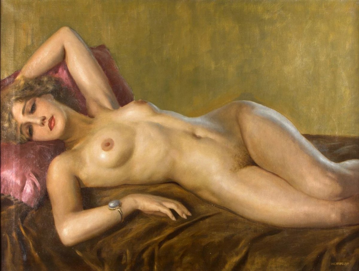 seksiludi's tweet photo. Art by Marcel Rene von Herrfeldt (1889-1965). https://t.co/nwVi3d8BaD