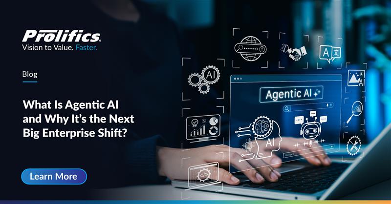 Prolifics's tweet photo. As enterprises continue to accelerate their AI adoption journey, the conversation is evolving beyond chatbots and content generation to something far more transformative.

A great read on how Agentic AI is reshaping the future of enterprise innovation:

https://t.co/21KITKPlYH https://t.co/dSwJeHb5WD