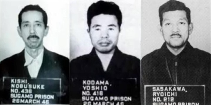 aradnekopon's tweet photo. ある意味クーデターの明治維新から始まって
戦争を主導し300万の国民の命を犠牲にし
中国含む東南アジアに甚大な被害を与え
原発2発落とされるまで若者に特攻を促し
半来なら裁かれるべきA級戦犯なのにCIAの工作で釈放された満州族の残党の事っすか？

なんでこいつらまだ政府の上の方にいんの？ https://t.co/dPWZkdcR4x
