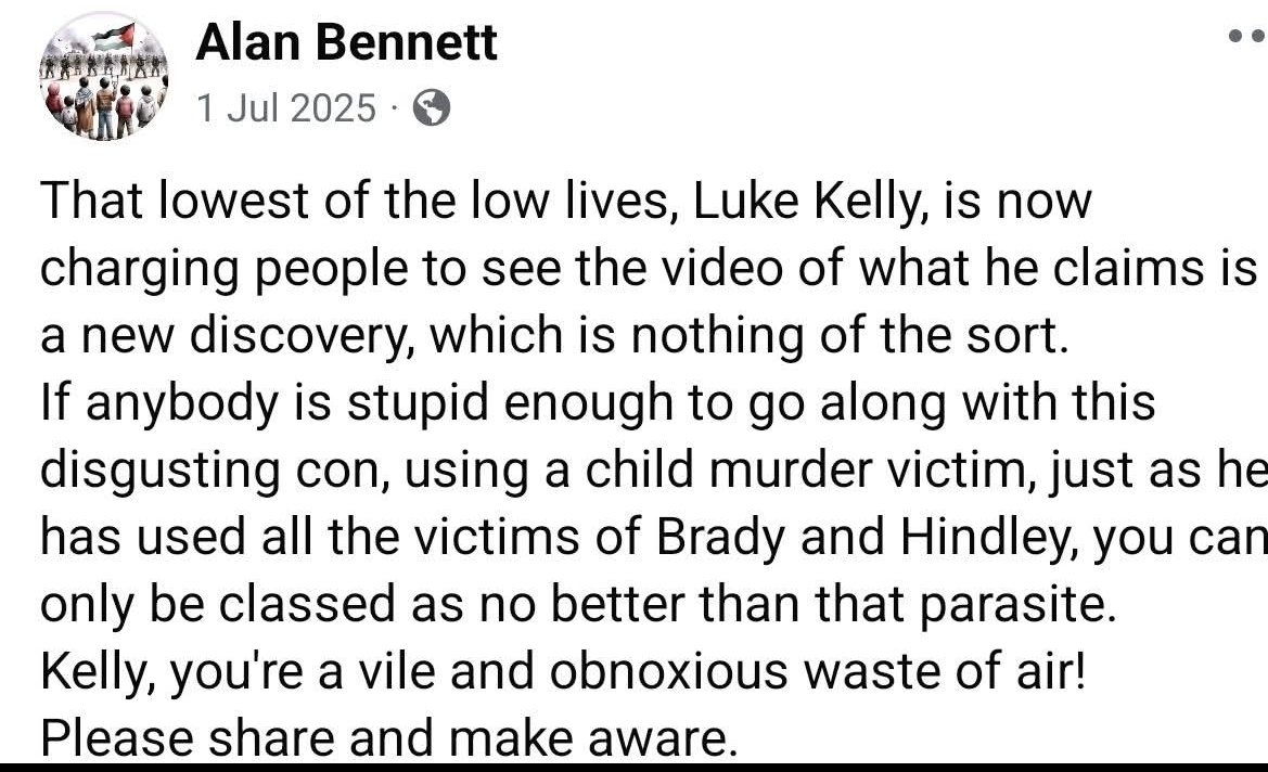 chucklechopsx's tweet photo. A lot of us will know Lukes name from covering the Nicola Bulley case. Surprised to read this because Im sure he said he was friends with the family but correct me if Im wrong 🤷‍♀️
Who's this renowned soil specialist that's been mentioned I wonder 🤔 
#nicolabulley  #keithbennett https://t.co/cTjw8fTqzb