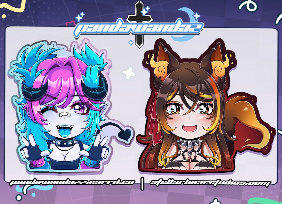 PandaWandaz's tweet photo. 👿🔥
FREAM &amp; Sinder stickers!!
#FREAM┊#SinderDoodle https://t.co/leUOLsEp5M