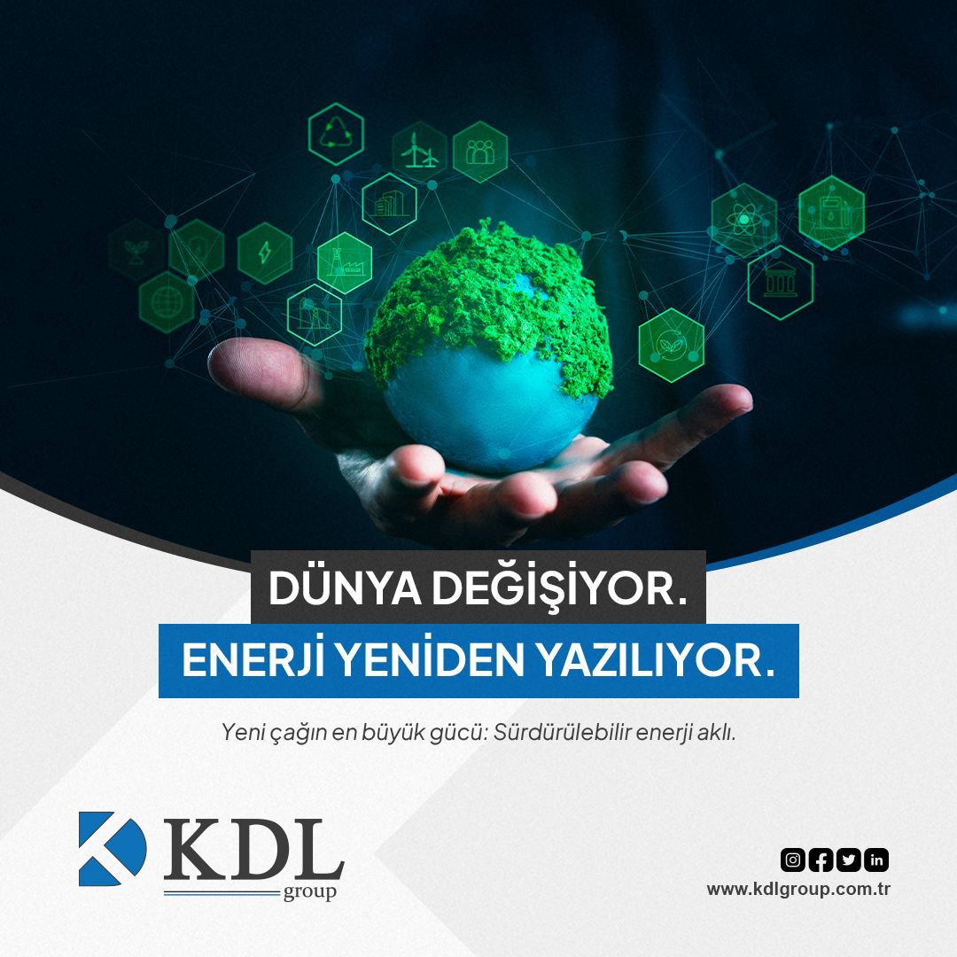 Kdlgrup's tweet photo. Dünya değişiyor.
Enerji yeniden yazılıyor.
Yeni çağın en büyük gücü: sürdürülebilir enerji aklı.

#KDLGroup #Enerji #SürdürülebilirEnerji #YenilenebilirEnerji https://t.co/dxv9tS6nk2