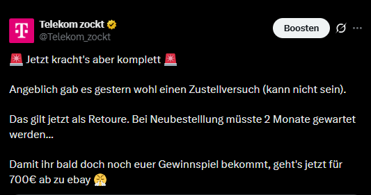 Telekom zockt tweet media