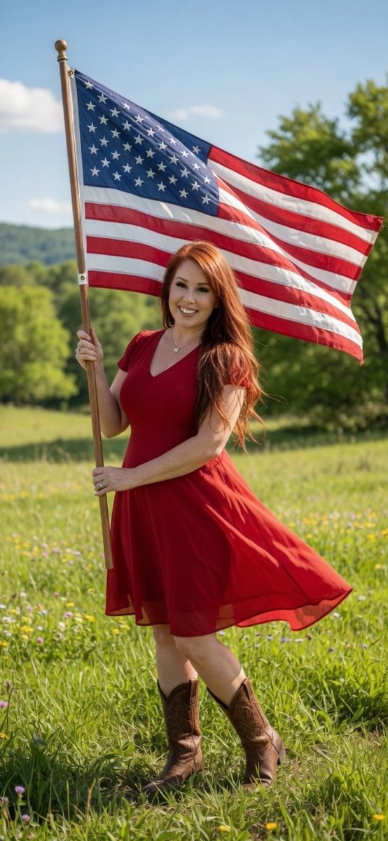 SweetTexanRose's tweet photo. I heard it’s Pride Month. Let me wave my Pride flag. 🇺🇸 https://t.co/UAPOlNcwRE