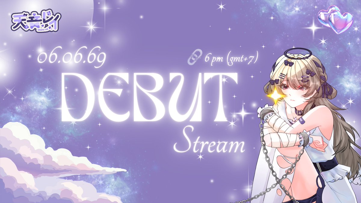 AmaneRei_'s tweet photo. 【Debut announcement】 #AmaneRei
🪽Flawed Angel - นางฟ้าผู้ไม่สมบูรณ์แบบ 

DEBUT STREAM on YouTube
🕰️ 06.06.69 : 6 PM {GMT+7}

⛓️รอนางฟ้าได้ที่ https://t.co/i7jj3b71ub 

#VtuberTH #วีทูปเบอร์ไทย #Debut #VTuberUprising https://t.co/Gon2GVwWza