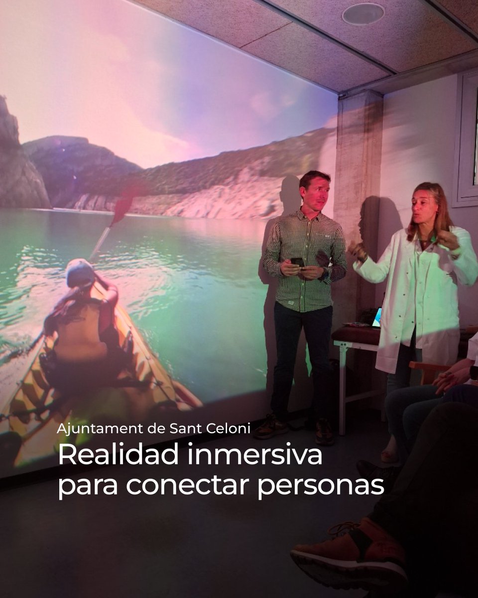 BroomxTech's tweet photo. El Centre de Dia Indaleci Losilla inaugura una sala multisensorial inmersiva para personas con deterioro cognitivo.

Orgullosos de aportar nuestro proyector MK1 de Broomx a este espacio, con el apoyo de la Fundació "la Caixa".

¡Enhorabuena!

Más info: https://t.co/WNzLXeW9XI https://t.co/wlcxjKv7ZC