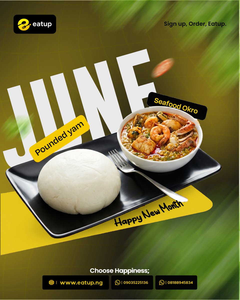 eatupng's tweet photo. It’s Half Time! 🎉
Happy New Month, food lovers! 🥳

The first half of the year was delicious, but the second half is about to be even better!

Welcome to JUNE. https://t.co/GonlXEPrT7