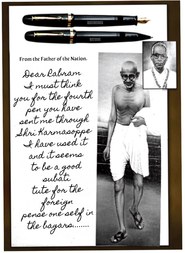 Parabrahman47's tweet photo. India's First Svadeshi Fountain Pen: Ratnam

Crafted in Rajahmundry by a Telugu K. V. Ratnam in 1932, inspired by Gandhi's call for self-reliance.
Andhra continues to etch its legacy across every field into the pages of Indian history, One stroke at a time.

Telugu Legacy ! 🔥

#RatnamPens #AndhraPradesh #IndianHistory #MakeInIndia #Gandhi #Andhra #Telangana #TFI #OG #Telugu #India #Culture #Ratnamson #Pen