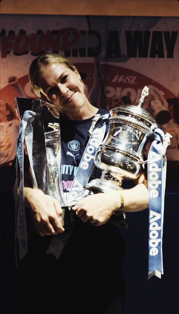 MCWFCXtra's tweet photo. Domestic double looks good on you, Becks! 🩵🏆

[📸 becks_23xx] https://t.co/LYV3rzBHrK