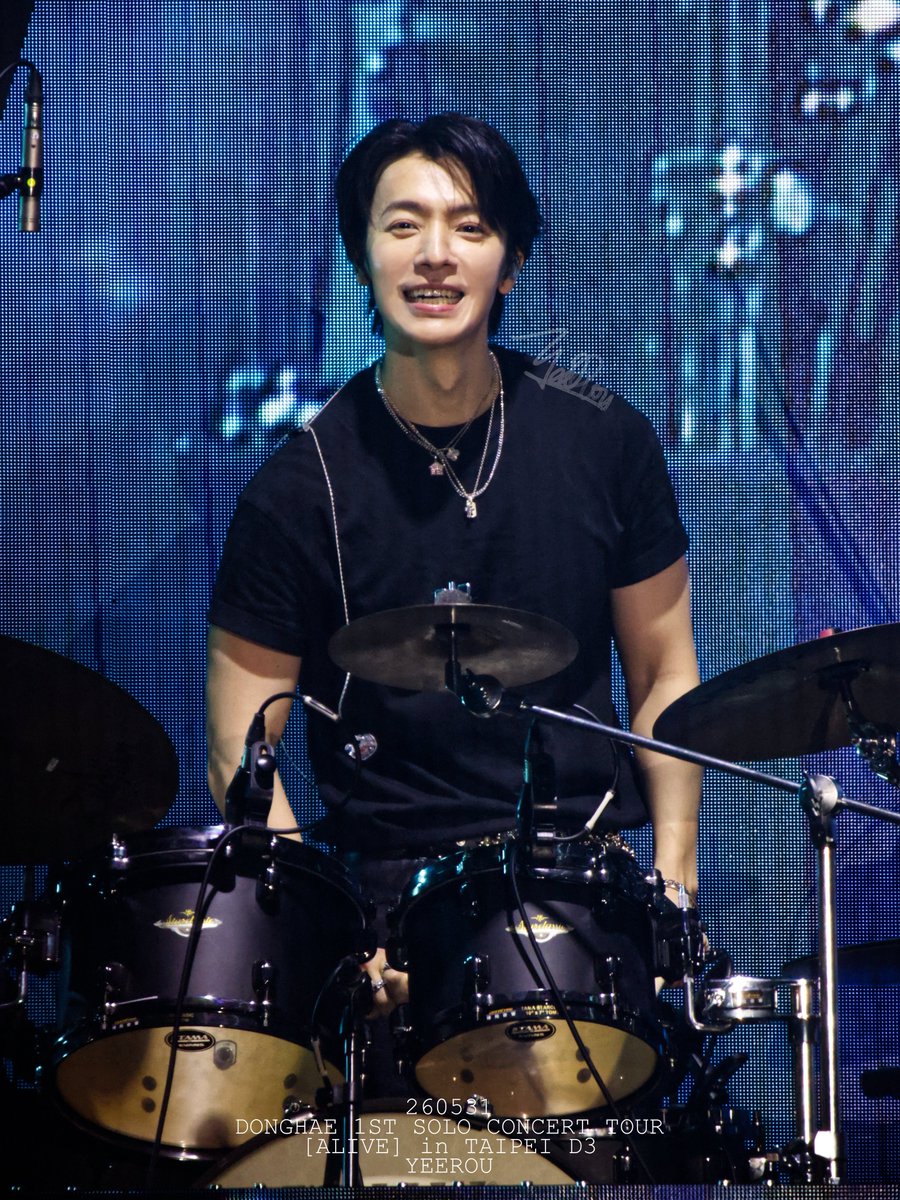 sakura02413's tweet photo. 260531 DONGHAE [ALIVE] in TAIPEI D3

드럼해🥁🐯

#DONGHAE #SuperJuniorDnE 
#동해 #슈퍼주니어DnE https://t.co/dSQDyaRGlo