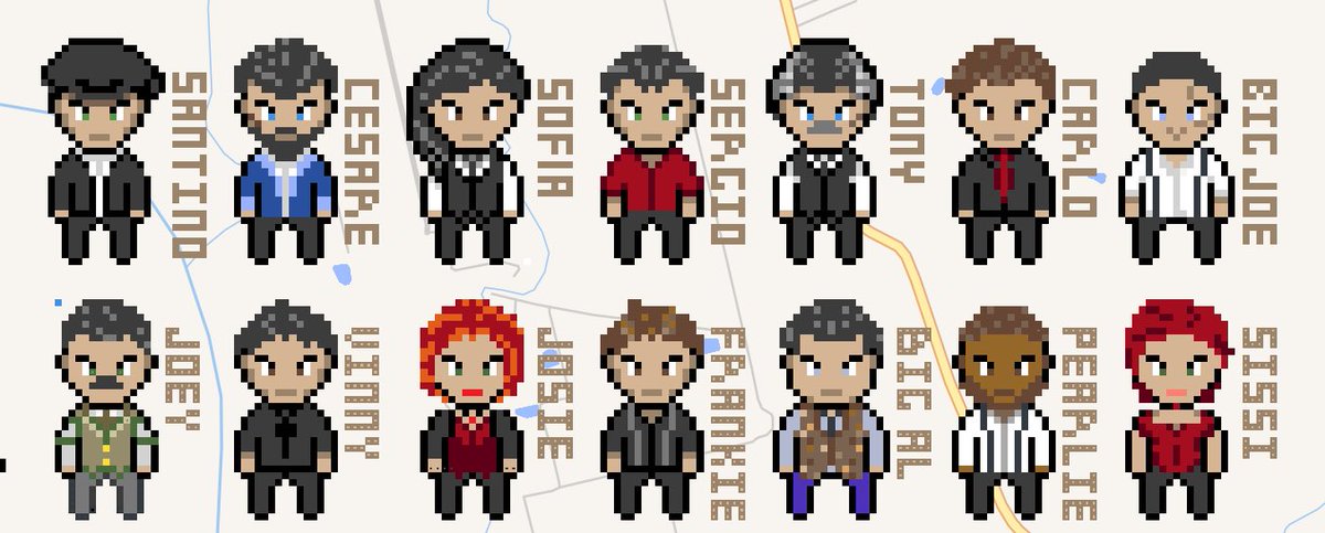Alt_Chapman's tweet photo. *blows dust off account* long time no see gang. Unfortunately my laptop crapped out a few months ago and I lost nearly all of my art files so big time rip on that, BUT here are some screenshots that I did manage to find #dicenzo #dicenzofanart #pixelart #wplace https://t.co/oH6MtjZ8S2