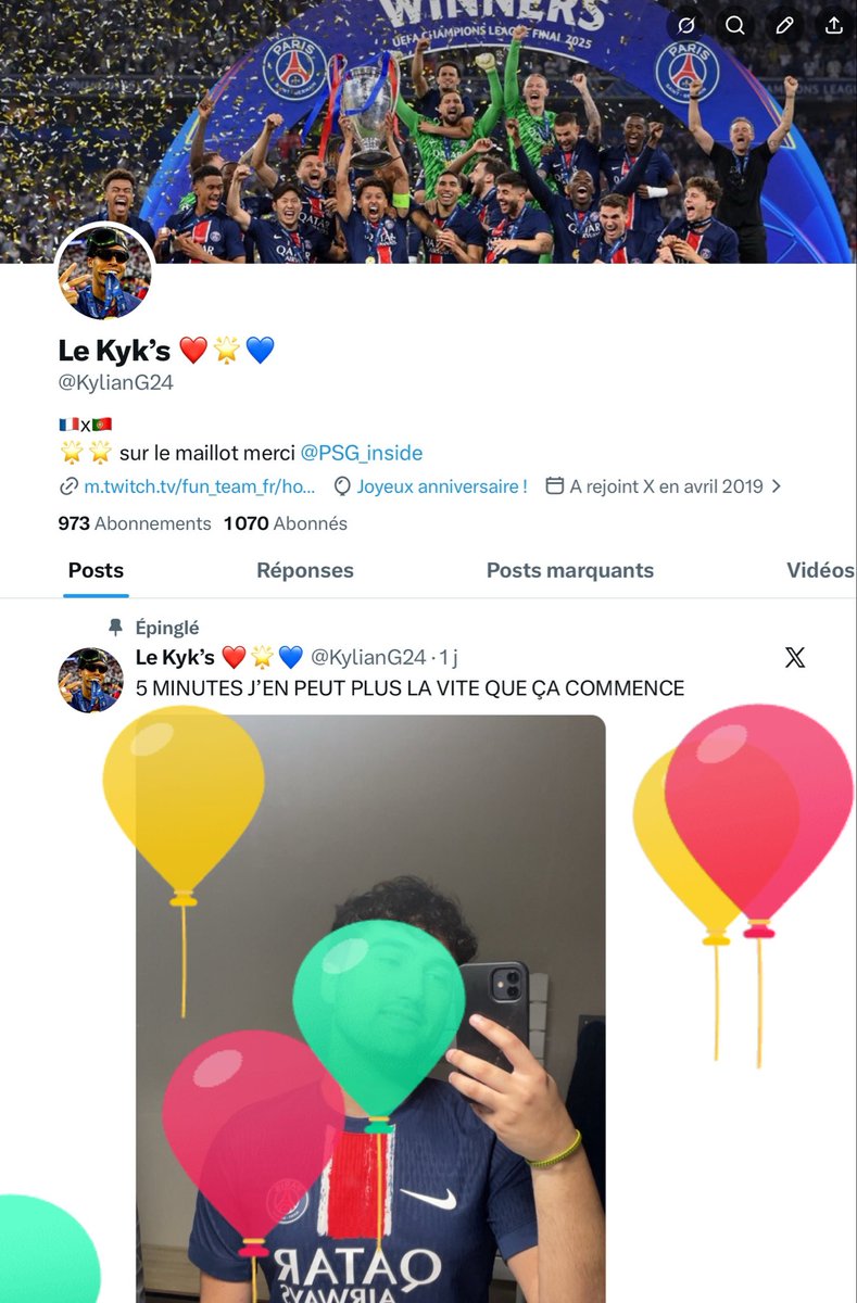 Le Kyk’s ❤️💙 tweet media