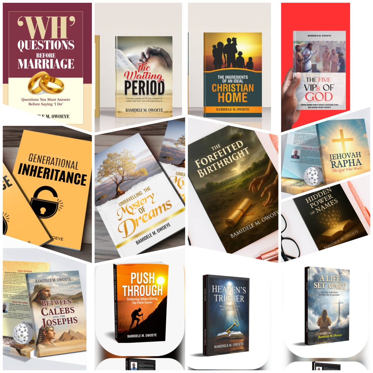 Pastorbam4life's tweet photo. Happy New Month! 

My books are all available for purchase on these online stores:
https://t.co/jDZHzhtcpw 

https://t.co/MRJCwi2m5u

https://t.co/GmzZhrTOGc 

They have been blessing lives. Get yourself and loved ones some copies. You will never regret that you did.

Shalom! https://t.co/oBVjzhTI8i