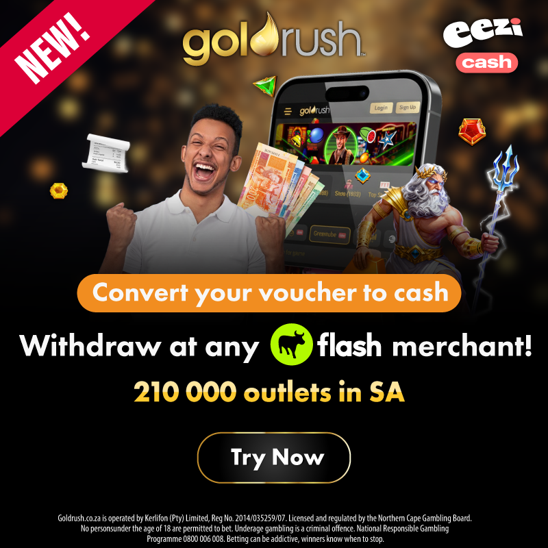 GoldrushSA's tweet photo. New Withdrawal Methods Alert

Convert your Goldrush winnings into cash!

We've introduced 2 new withdrawal methods: Eezi Cash and OTT withdrawals at ABSA ATMs.

Click on the link below to find out more.

https://t.co/WLJLQys0mC

#Blog #Withdrawals #EeziCash #OTT #ABSA https://t.co/2WdPfriSZm