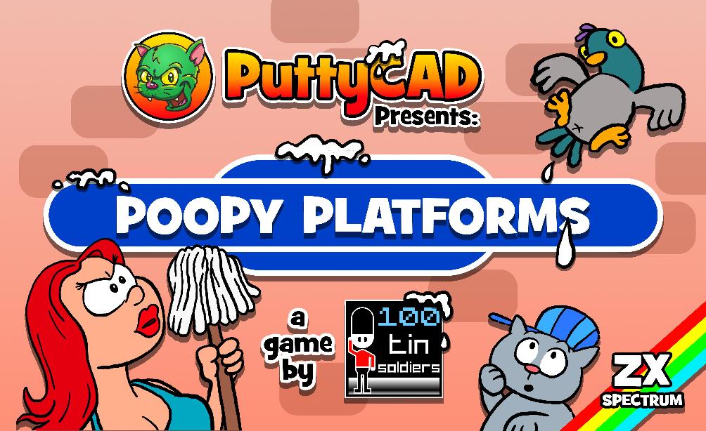 SpectrumAndRet1's tweet photo. Poopy Platforms - ZX Spectrum 48k: https://t.co/XnJdYdKuKF https://t.co/MtAIlNZY9u