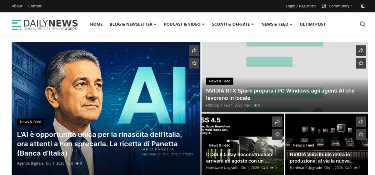 movingWordsIT's tweet photo. AI risollevare l'Italia, NVIDIA supera i PC e le fabbriche diventano intelligenti. Preoccupazioni per il futuro! #AI #NVIDIA https://t.co/oZYZ8AWgdt https://t.co/cT6IJiR7bE