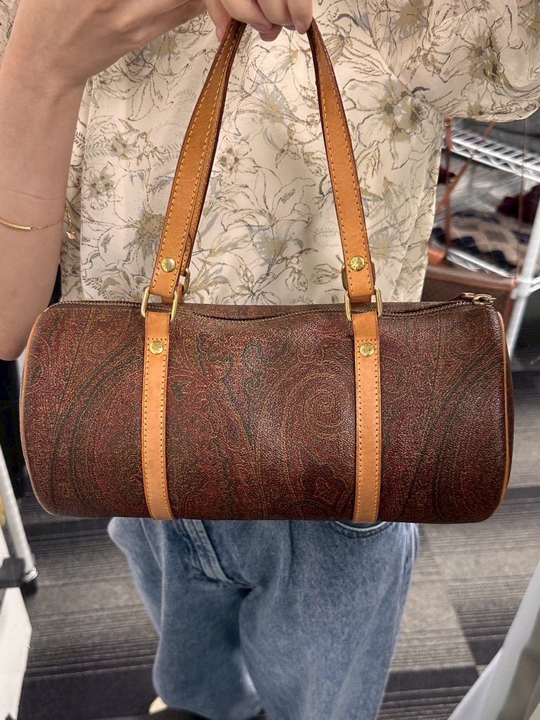 ETRO エトロ ペイズリー柄 ミニボストンバッグ イタリア製 税込13500円