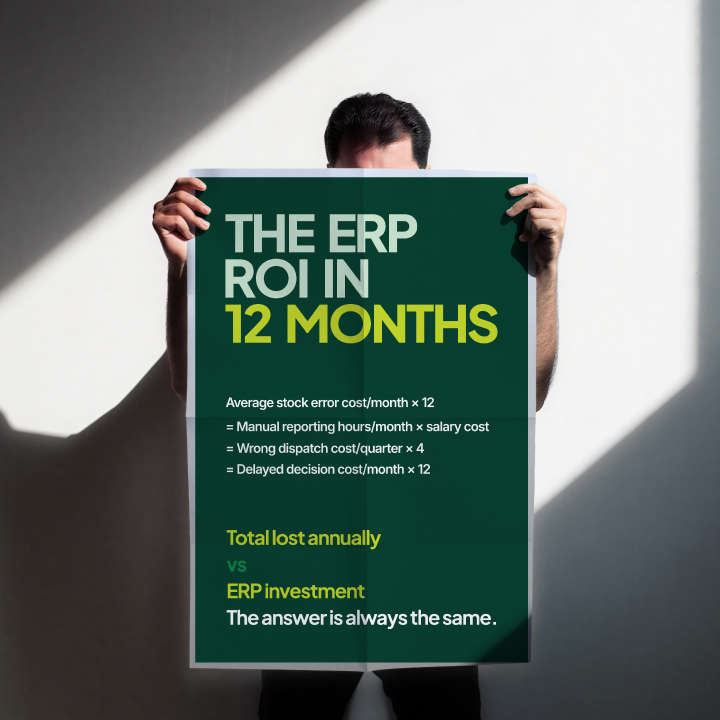 expanderp's tweet photo. Not going to tell you to spend money on ERP.
Going to show you why NOT spending it is costing you more every single month.
This is exact ROI framework. Run the numbers for your business right now.
We'll run it together on a free call.
#ERPInvestment #Manufacturing #ExpandsmERP https://t.co/z573v40z4V