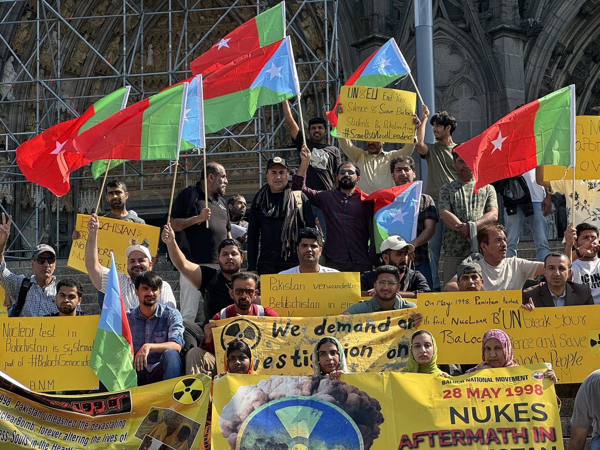 FreeBaloch_01's tweet photo. A united appeal for international awareness and independent scrutiny of the lasting ecological, health, and #humanrights

The closing moment reflected a collective call for justice, accountability, and international attention.
#balochistan 
@MahalBaloch111 @BSAC_org https://t.co/my7qGPYL2K